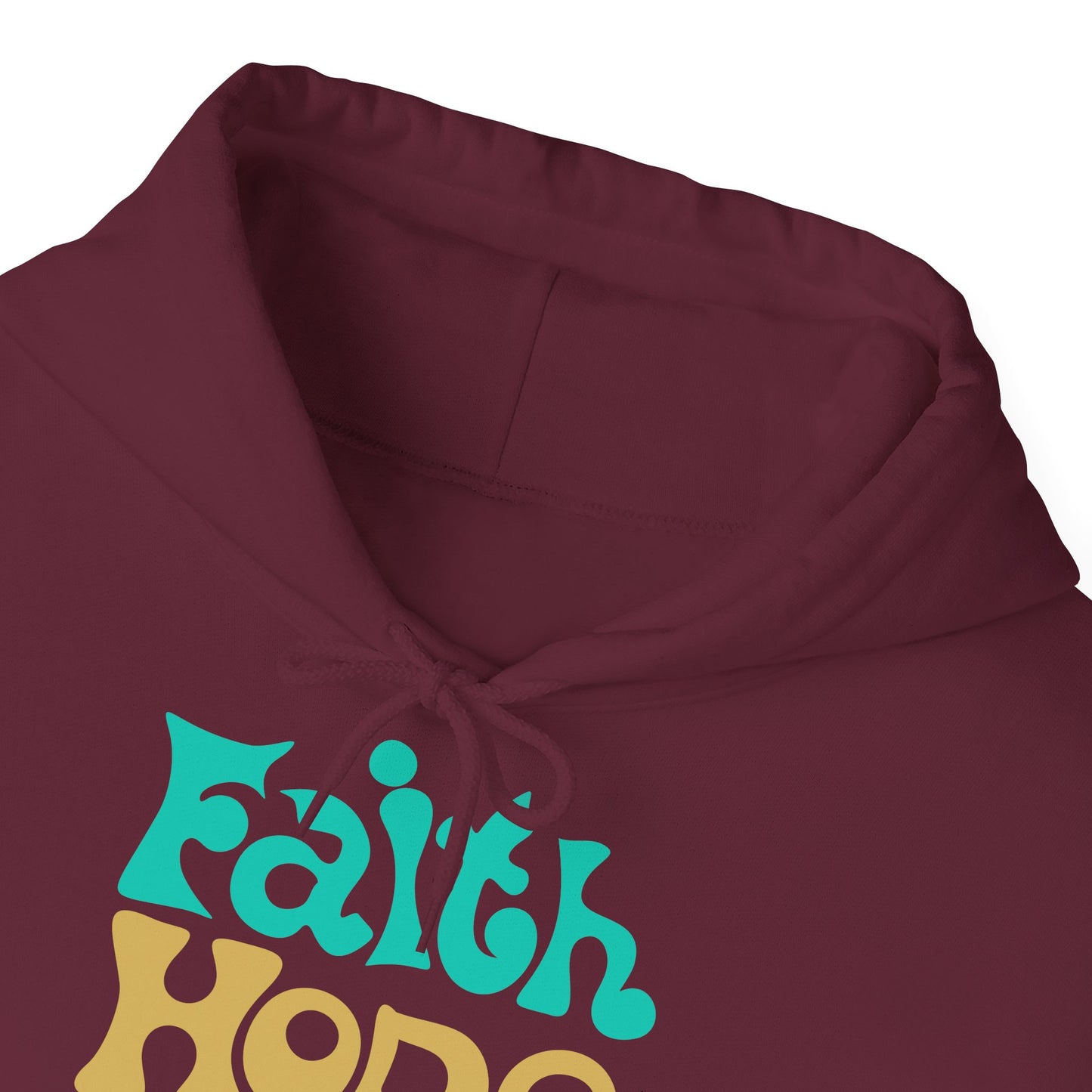 Unisex Hoodie - Faith, Hope, Love