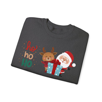 Ho ho ho Rentier und Santa  - Unisex Sweatshirt