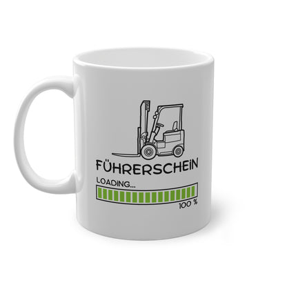 Gabelstapler Führerschein loading - Kaffeetasse