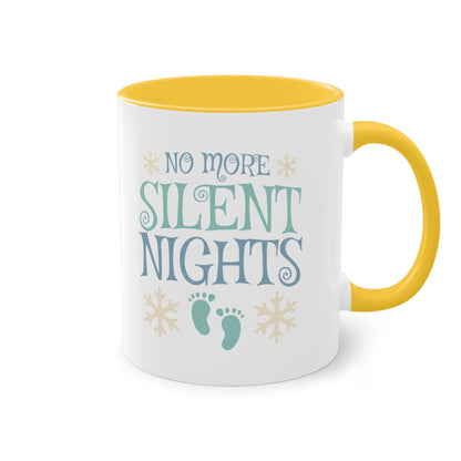 No more silent nights - Zwei-Ton-Kaffeetasse