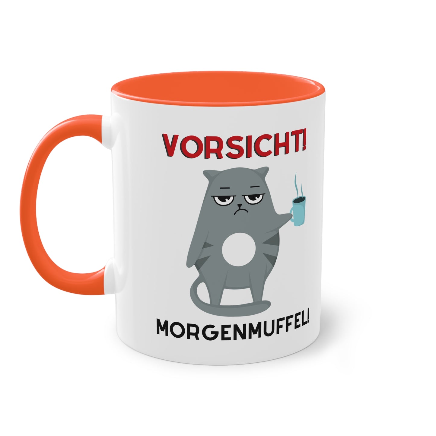 Vorsicht Morgenmuffel - Zwei-Ton-Tasse