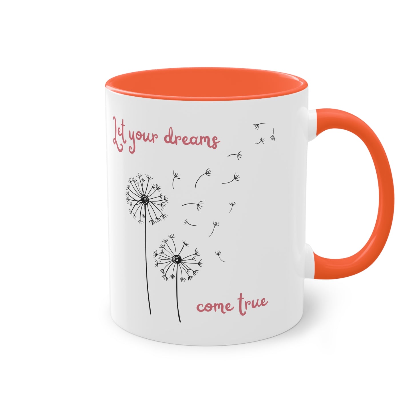 Let your dreams come true - Zwei-Ton-Kaffeetasse