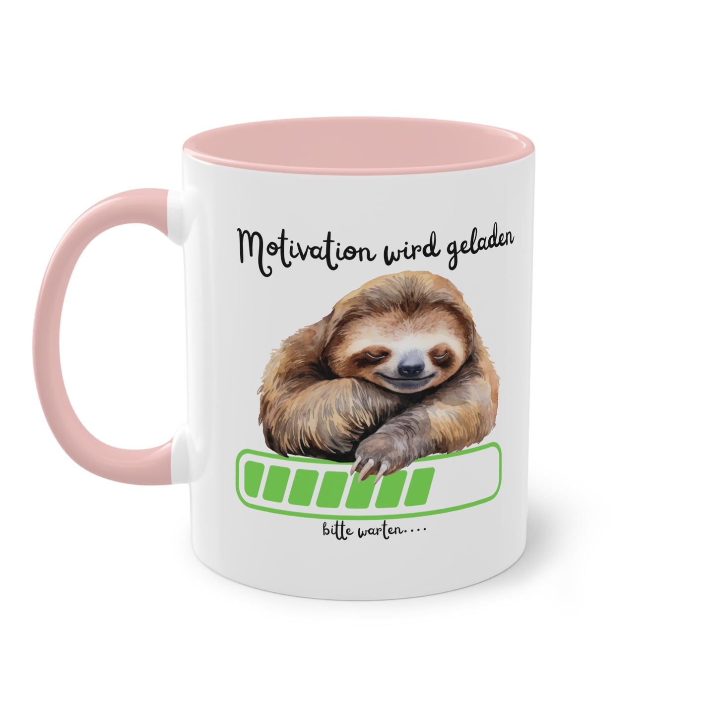 Motivation wird geladen bitte warten...  - Zwei-Ton-Kaffeetasse