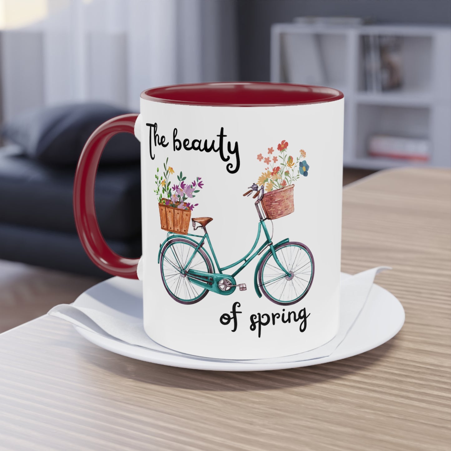 The beauty of spring - Zwei-Ton-Kaffeetasse