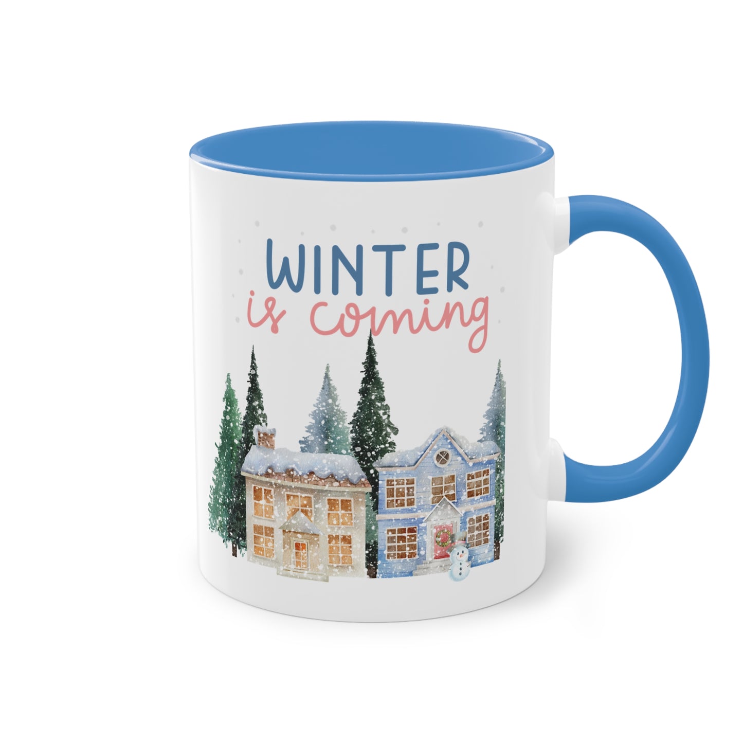 Winter is coming - Zwei-Ton-Kaffeetasse