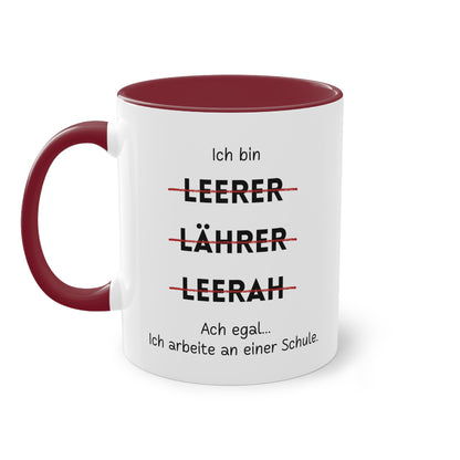 Ich bin Lehrer - Zwei-Ton-Tasse