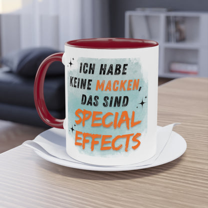 Ich habe keine Macken - Zwei-Ton-Kaffeetasse