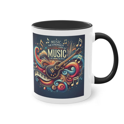 Music the strongest - Zwei-Ton-Kaffeetasse