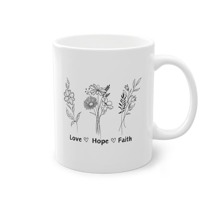 Love, Hope, Faith - Tasse