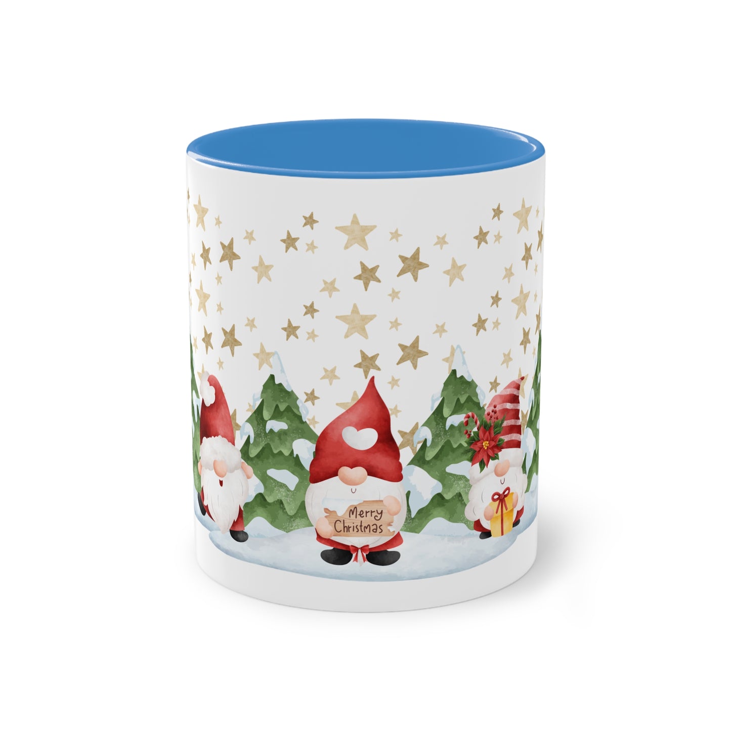 Wichtel, merry Christmas! - Zwei-Ton-Kaffeetasse