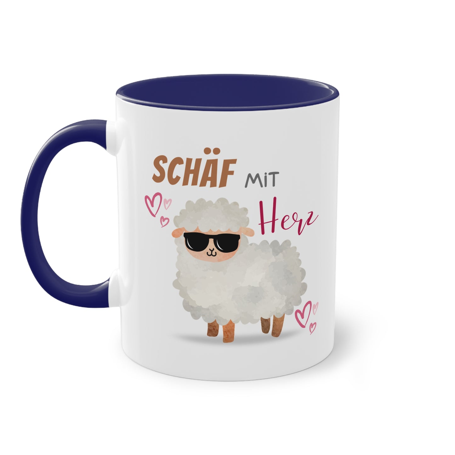 Schäf mit Herz - Zwei-Ton-Tasse
