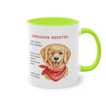 Labrador Gesetze - Zwei-Ton-Kaffeetasse