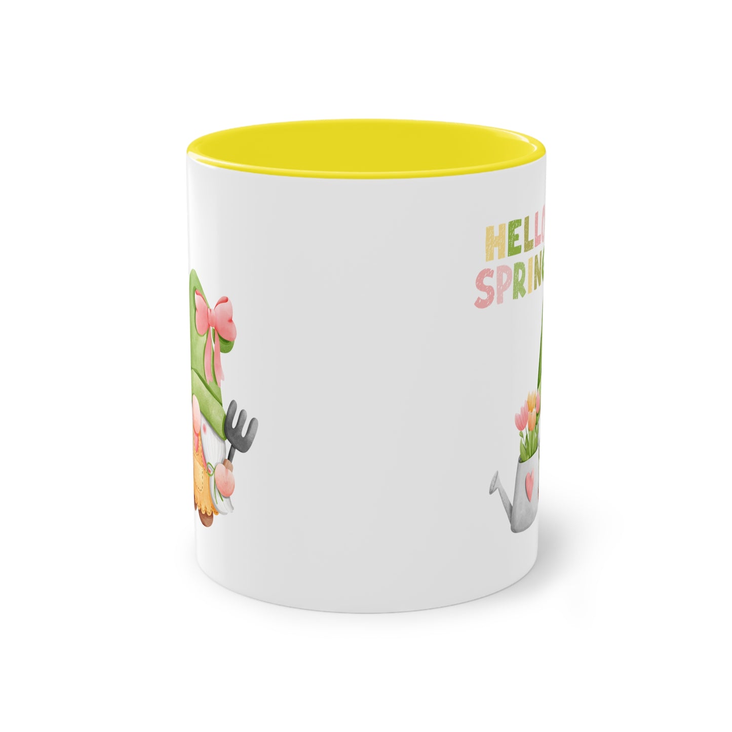 Hello Spring - Zwei-Ton-Kaffeetasse