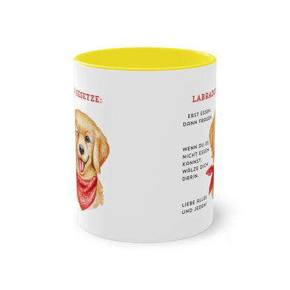 Labrador Gesetze - Zwei-Ton-Kaffeetasse