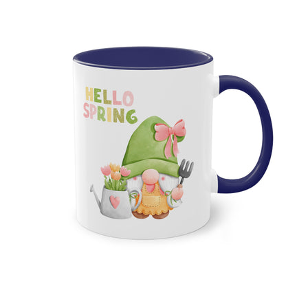 Hello Spring - Zwei-Ton-Kaffeetasse