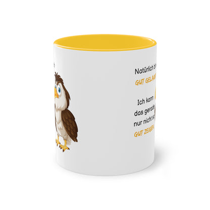 Natürlich bin ich gut gelaunt - Zwei-Ton-Kaffeetasse