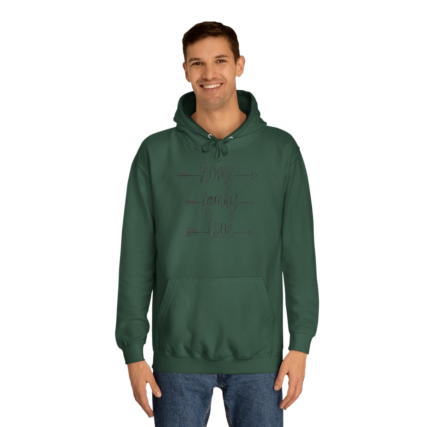 Unisex Hoodie - Home, Love