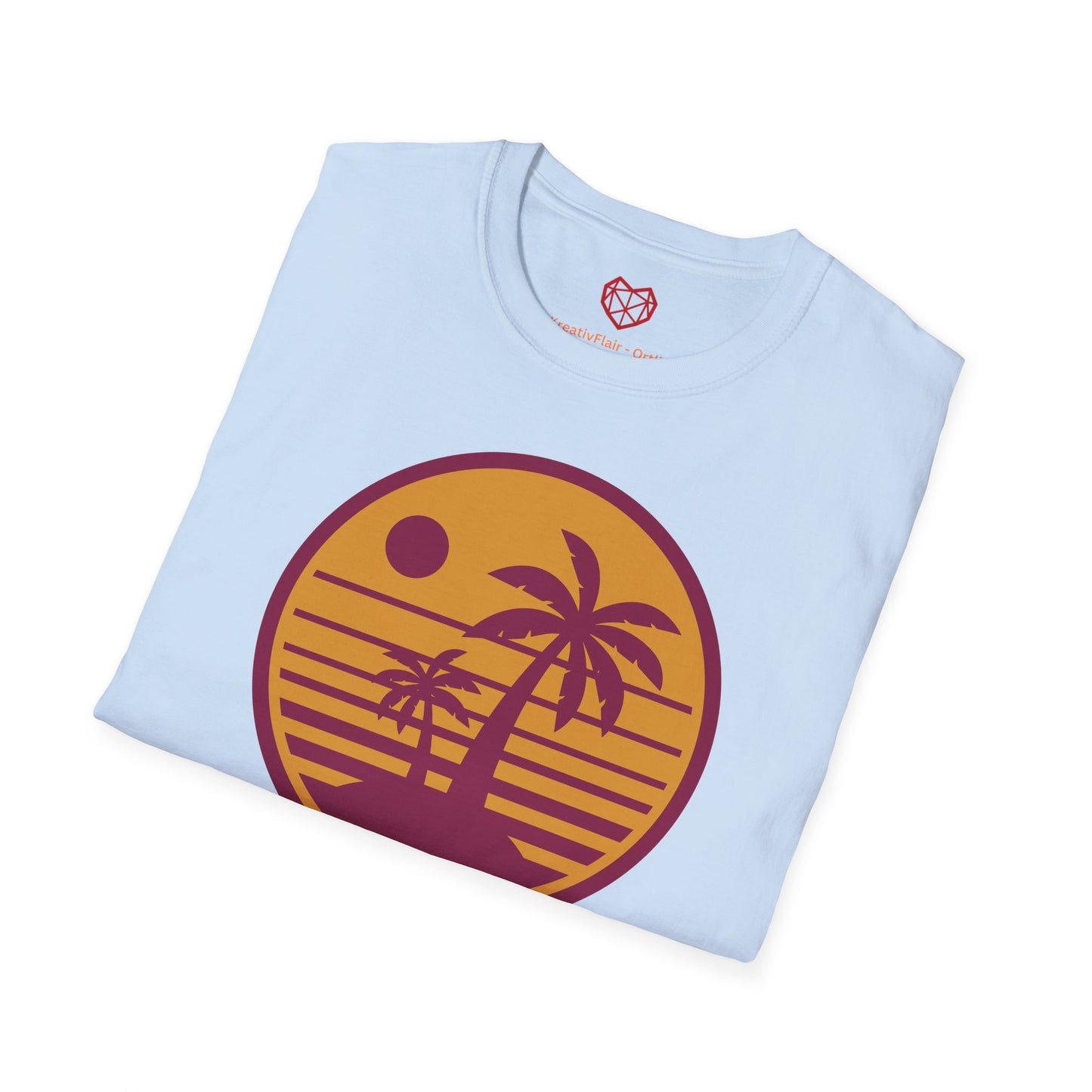 Sonne und Palmen - Unisex Softstyle T-Shirt