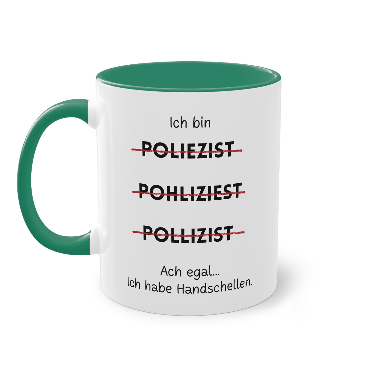 Ich bin Polizist - Zwei-Ton-Tasse