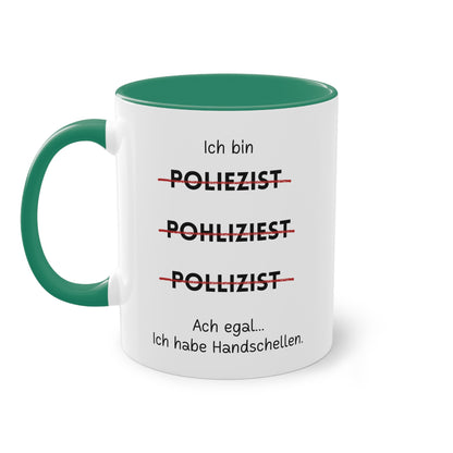 Ich bin Polizist - Zwei-Ton-Tasse