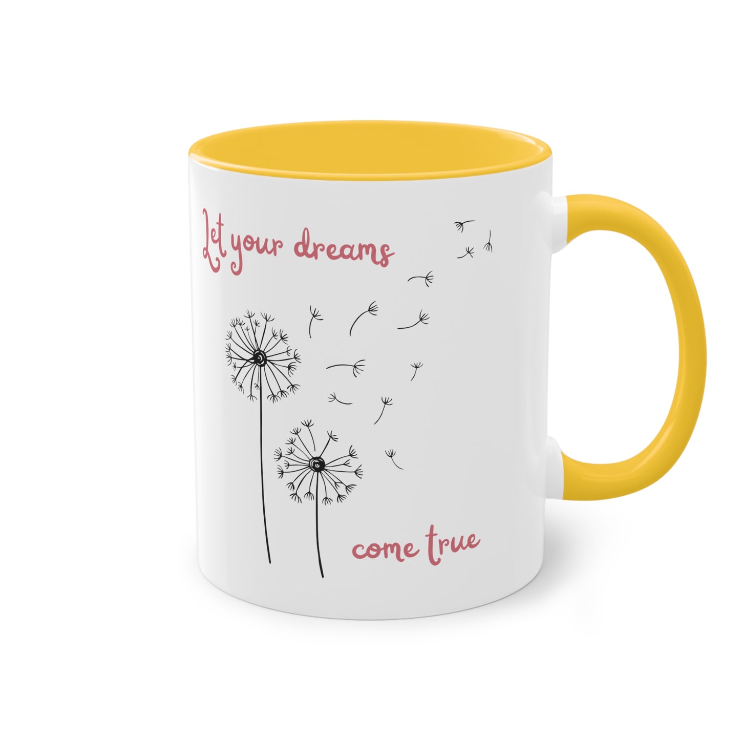 Let your dreams come true - Zwei-Ton-Kaffeetasse