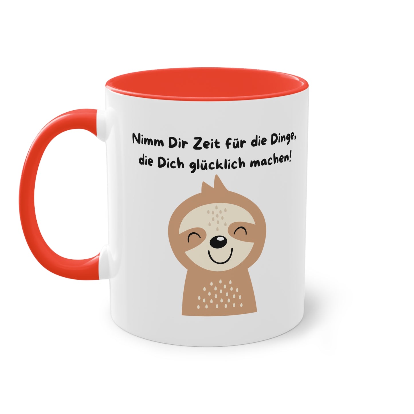 Nimm Dir Zeit für die Dinge, die Dich glücklich machen - Zwei-Ton-Tasse