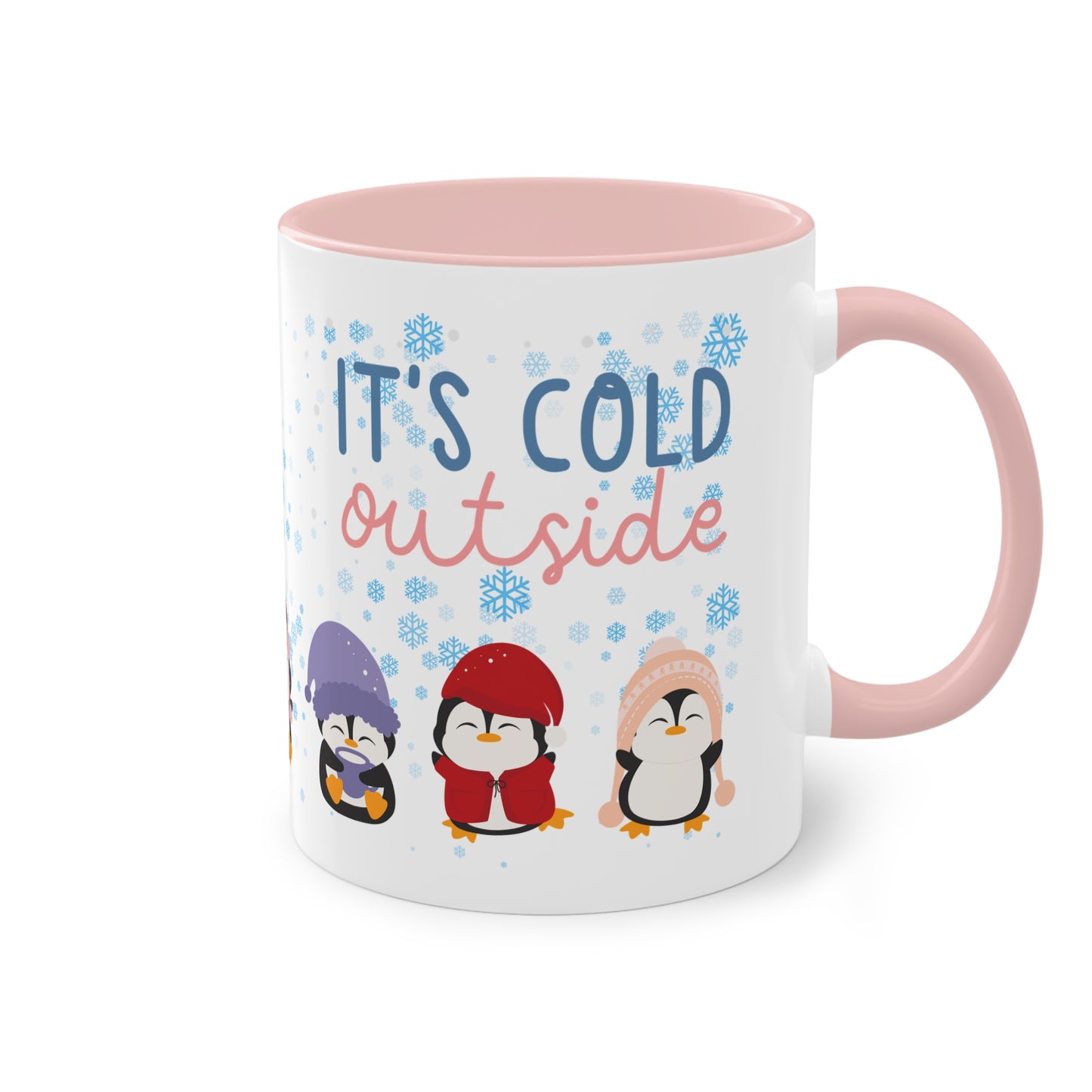 It´s cold outside - Zwei-Ton-Kaffeetasse