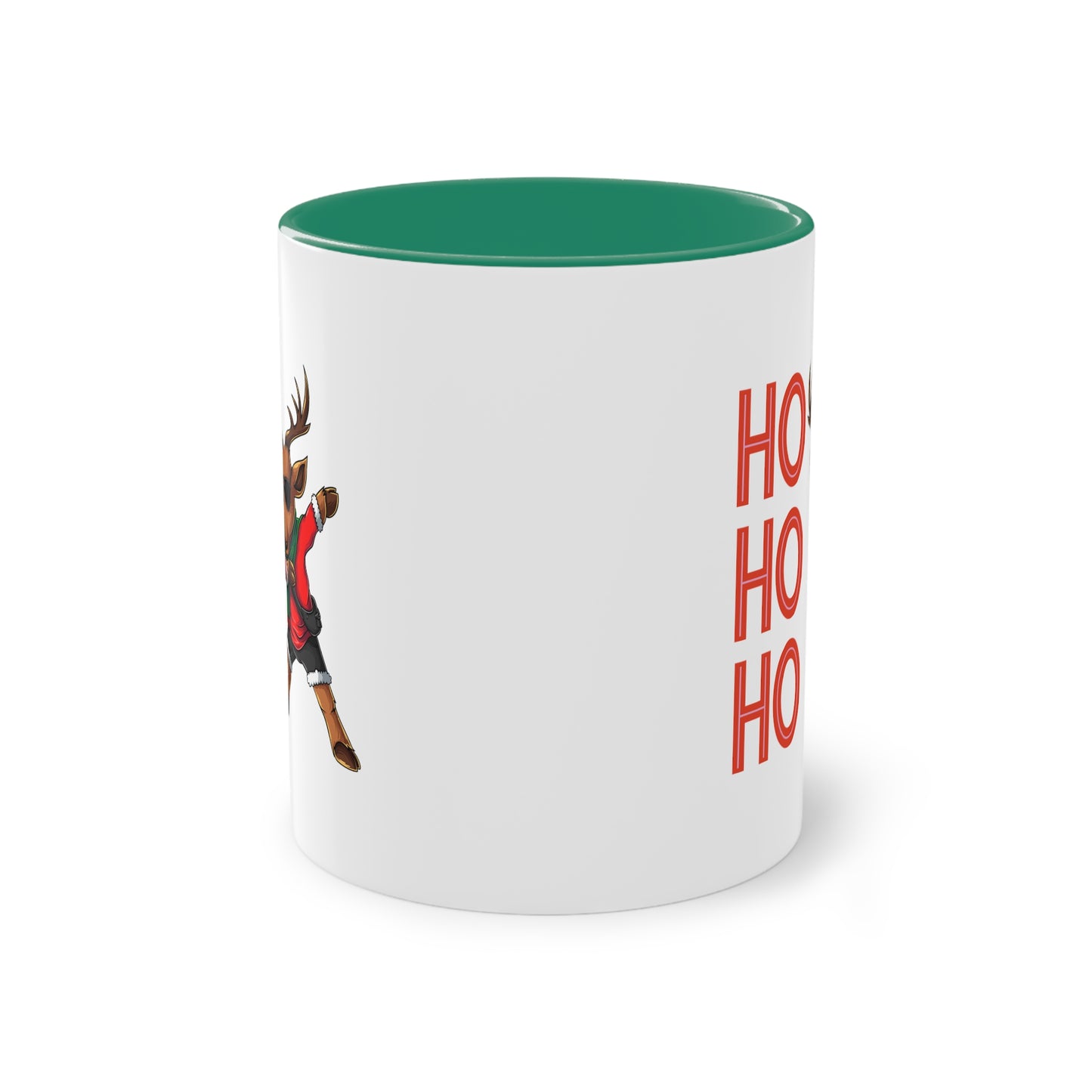 Ho ho ho Rentier  - Zwei-Ton-Kaffeetasse