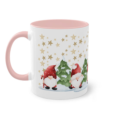 Wichtel, merry Christmas! - Zwei-Ton-Kaffeetasse