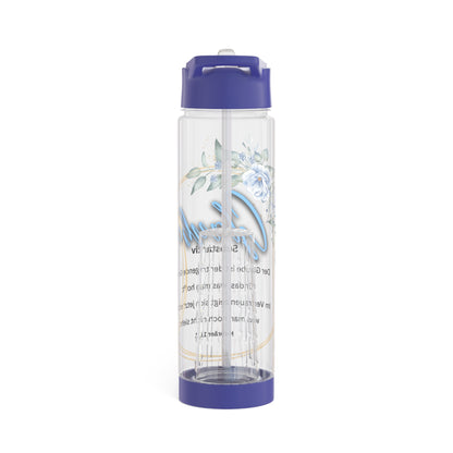 Glaube Substantiv (blau) - Infuser-Wasserflasche