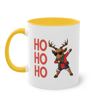 Ho ho ho Rentier  - Zwei-Ton-Kaffeetasse