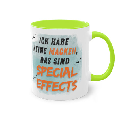 Ich habe keine Macken - Zwei-Ton-Kaffeetasse