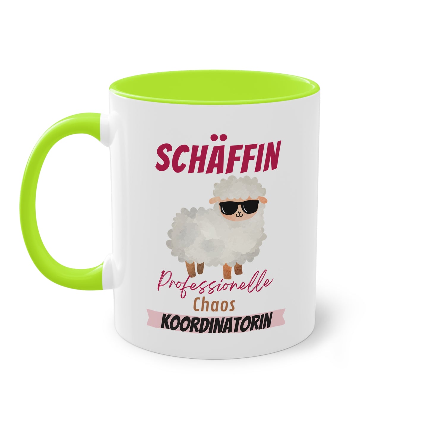 Schäffin professionelle Chaos Koordinatorin - Zwei-Ton-Tasse