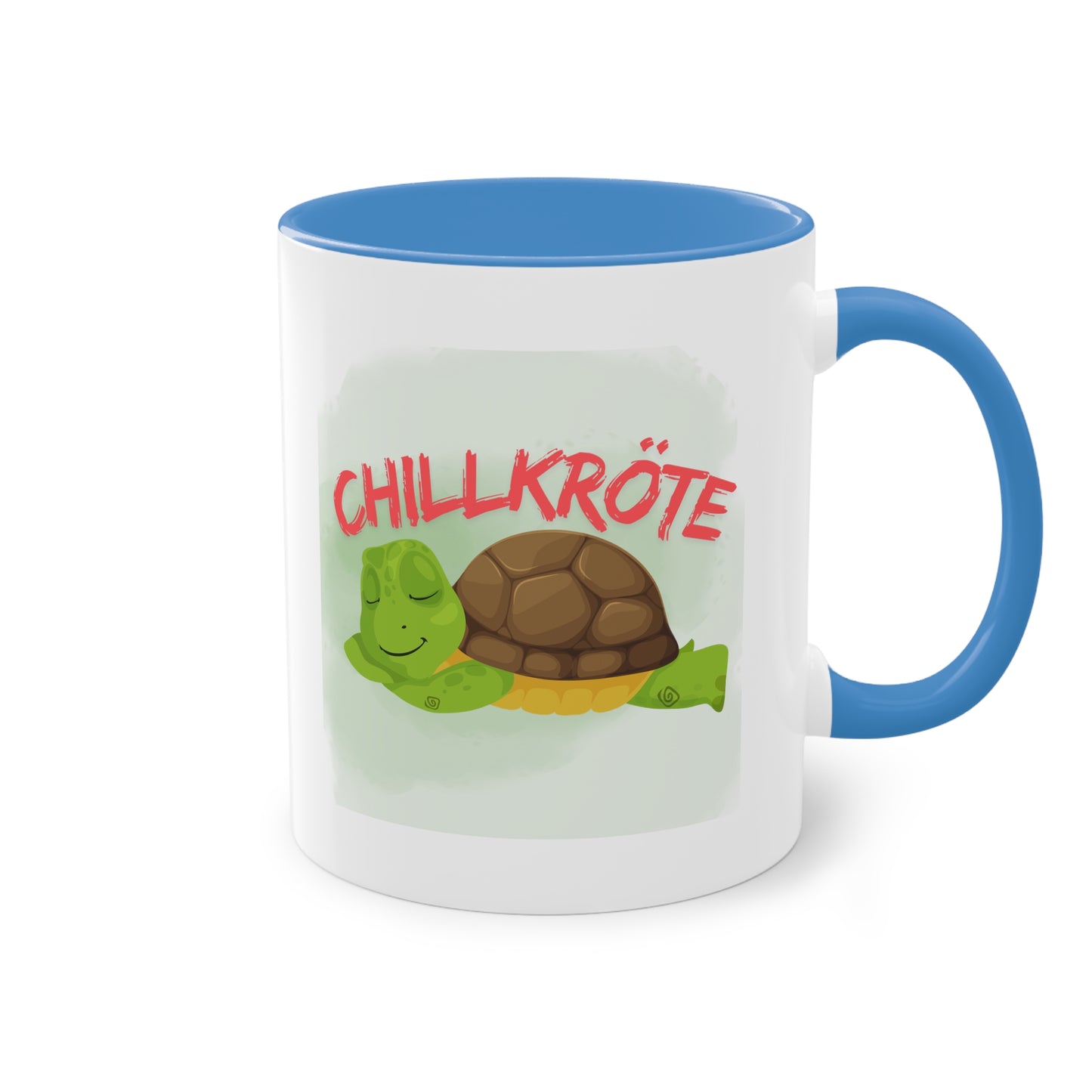 Chillkröte - Zwei-Ton-Kaffeetasse