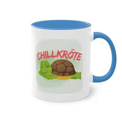 Chillkröte - Zwei-Ton-Kaffeetasse