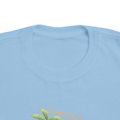 Summerfeeling (Sommergefühle) - Kleinkind-T-Shirt aus Feinjersey