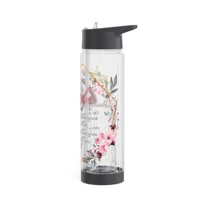 Glaube Substantiv (rosa) - Infuser-Wasserflasche