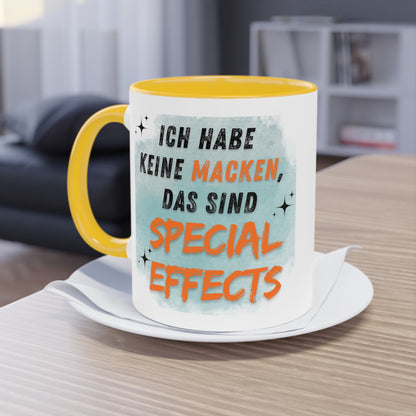 Ich habe keine Macken - Zwei-Ton-Kaffeetasse