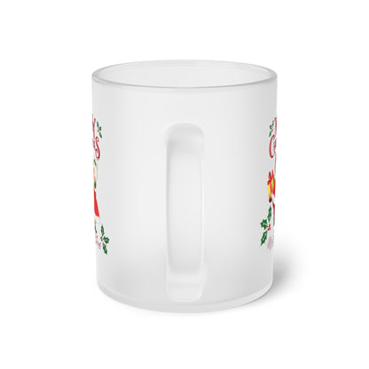 Merry Christmas, Mr. & Mrs. Claus - Milchglas Tasse