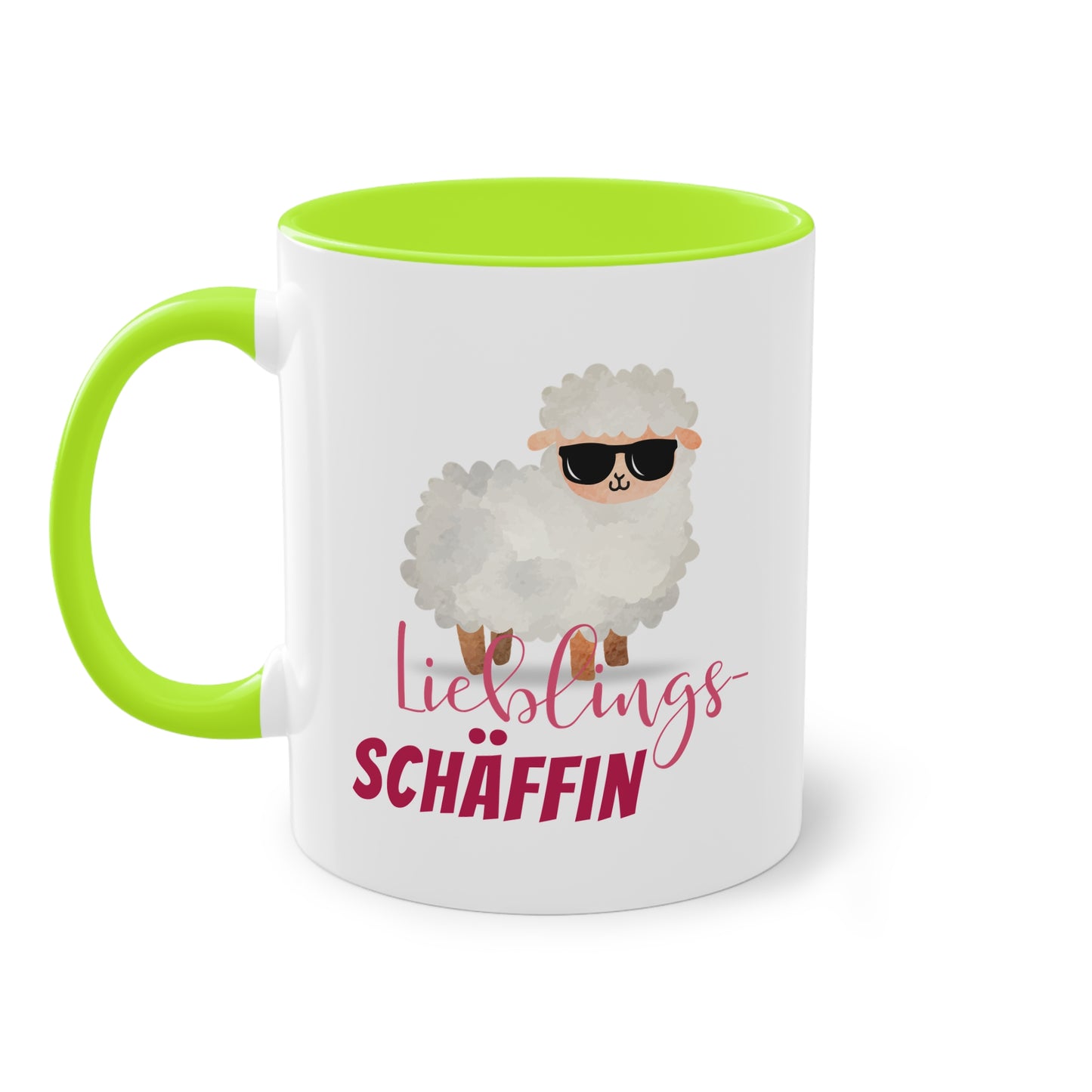 Lieblings-Schäffin - Zwei-Ton-Tasse