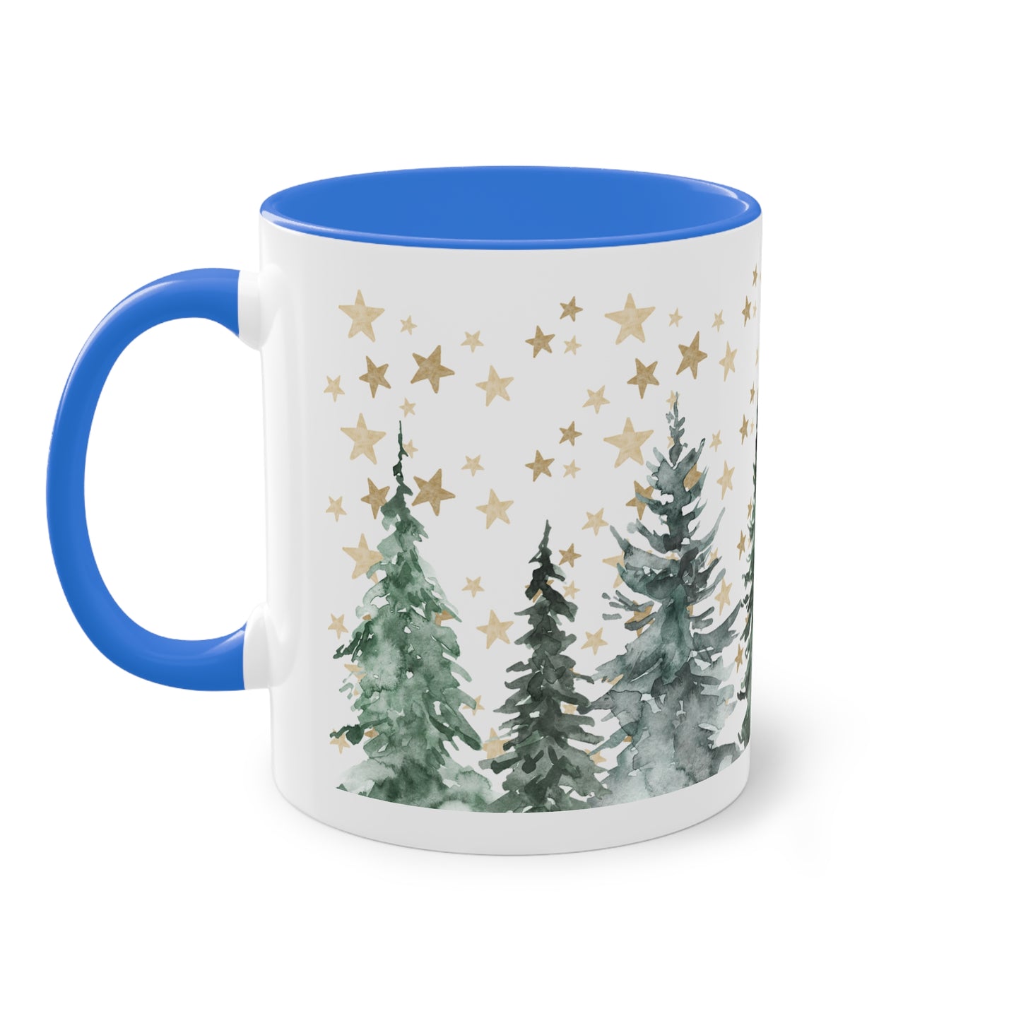 Tannenbaumlandschaft - Zwei-Ton-Tasse