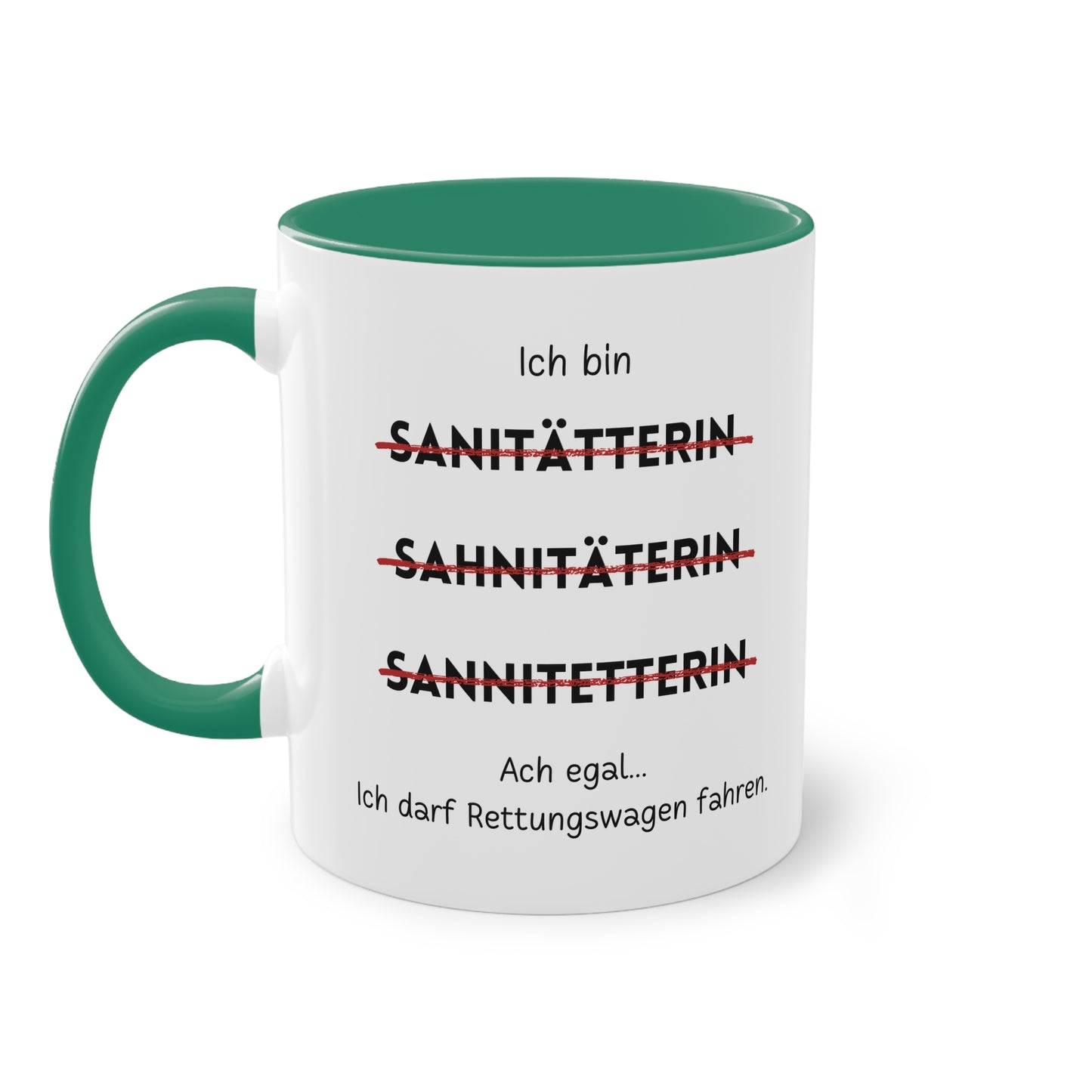 Ich bin Sanitäterin - Zwei-Ton-Tasse