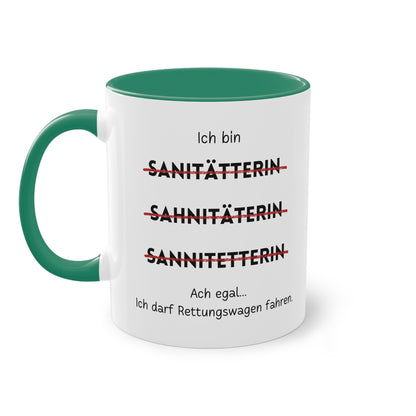 Ich bin Sanitäterin - Zwei-Ton-Tasse
