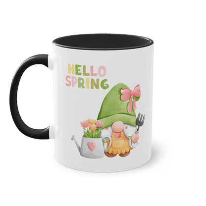 Hello Spring - Zwei-Ton-Kaffeetasse