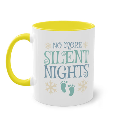 No more silent nights - Zwei-Ton-Kaffeetasse