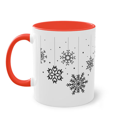 Schneeflöckchen - Zwei-Ton-Kaffeetasse