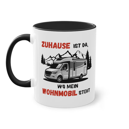 Zuhause ist da, wo mein Wohnmobil steht - Zwei-Ton-Tasse