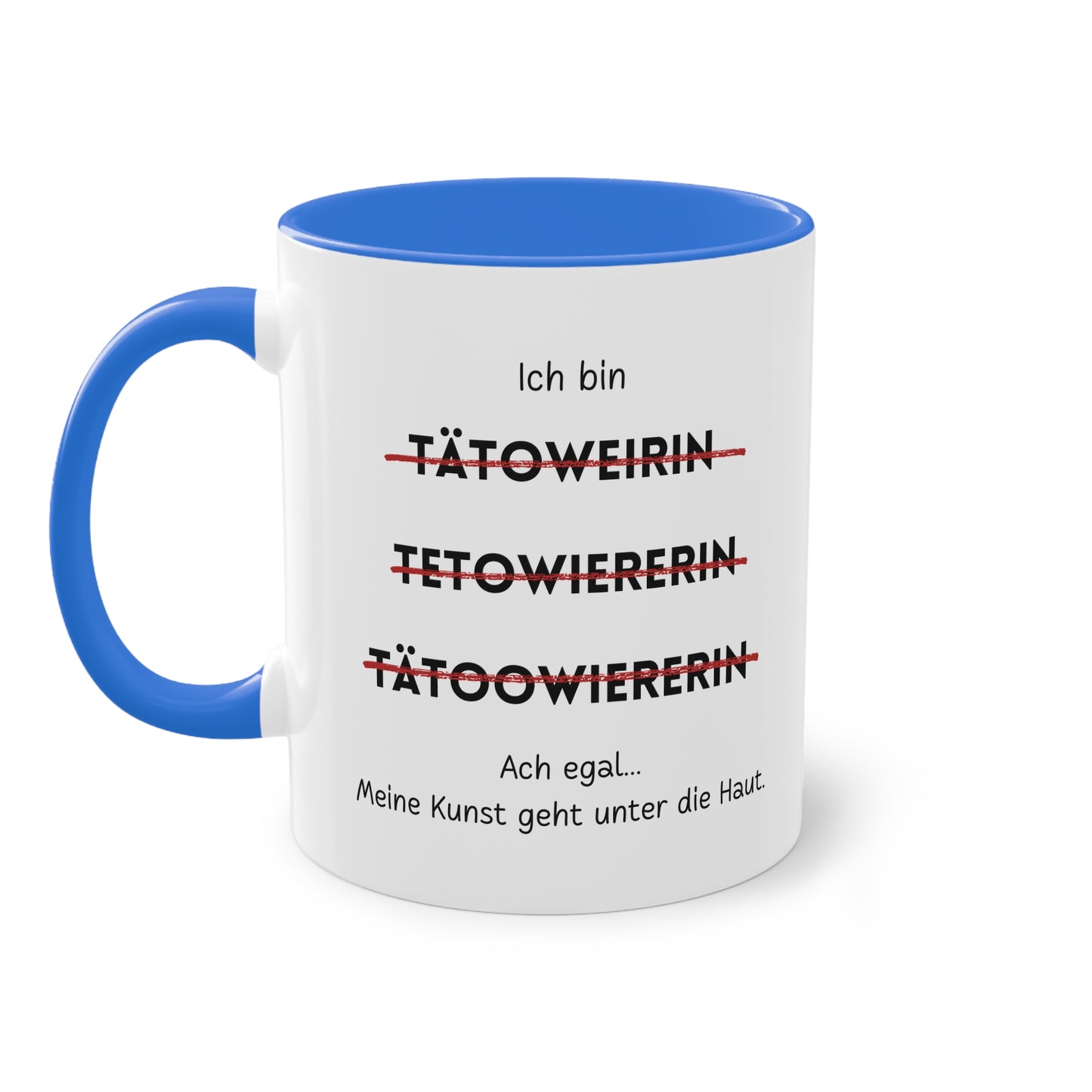 Ich bin Tätowiererin - Zwei-Ton-Tasse