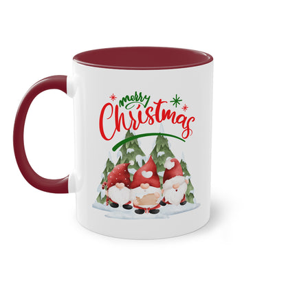 Merry Christmas Wichtel - Zwei-Ton-Tasse