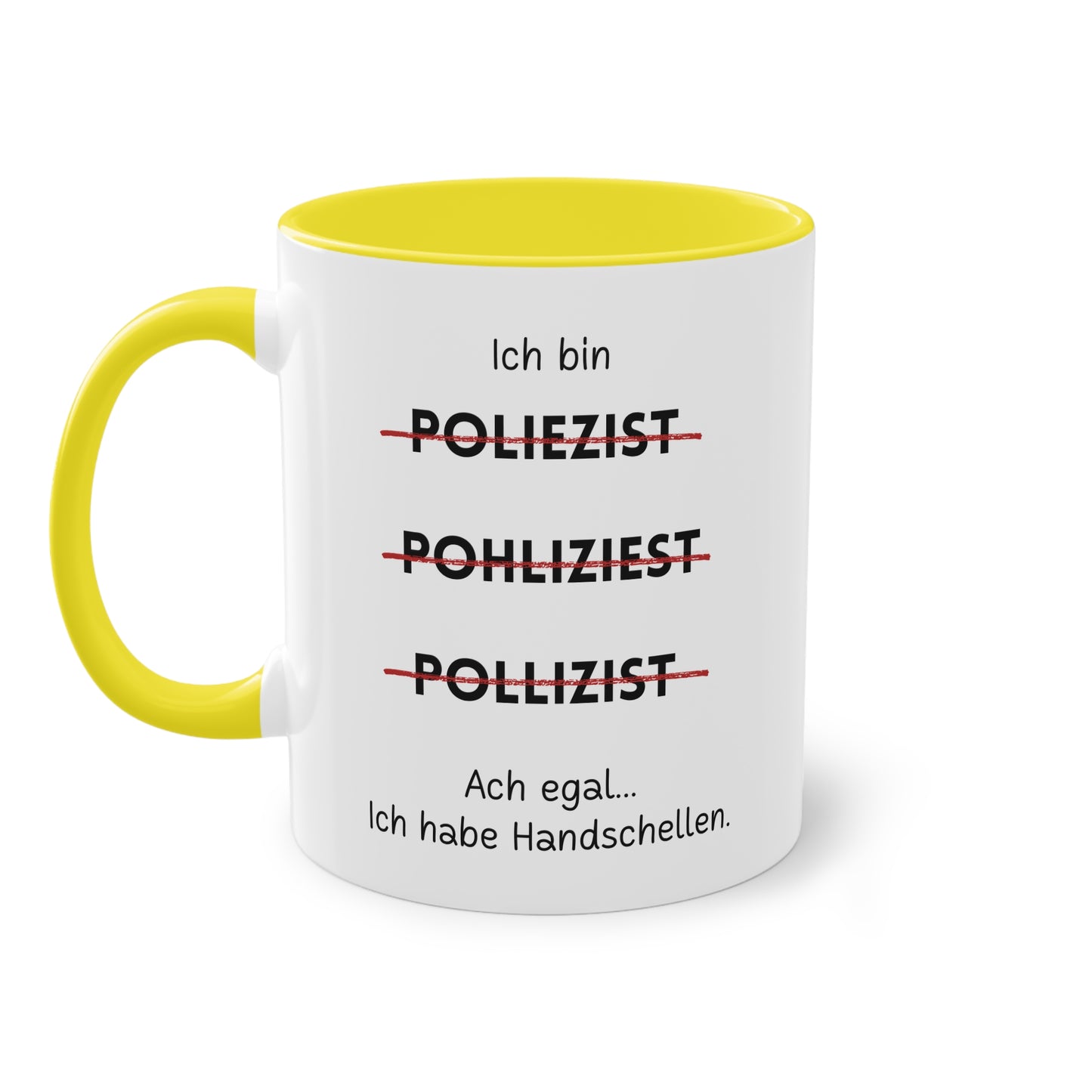 Ich bin Polizist - Zwei-Ton-Tasse
